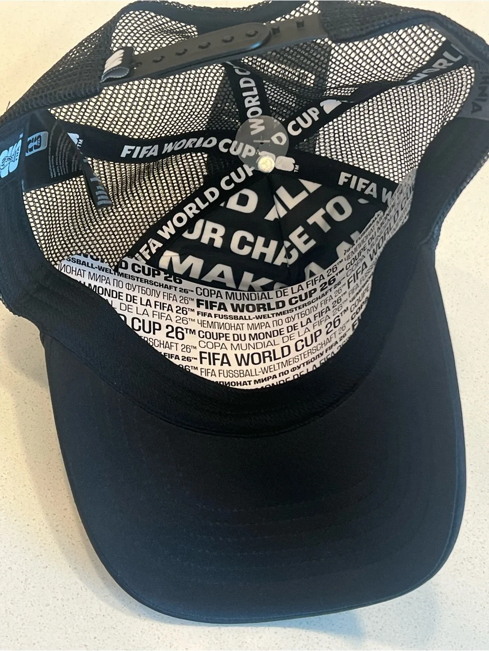 Hat World Cup FIFA -We Are 26 Black Trucker Hat - Official Product